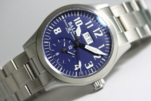 スイス製BALLWATCH【ボールウォッチ】エンジニアマスター2ボイジャー自動巻き腕時計/デュアルタイム&ビックデイト/並行輸入商品/メンズウォッチ/送料無料/EngineerMaster2Voyager/ケース直径約40ミリ