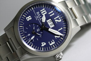 スイス製BALLWATCH【ボールウォッチ】エンジニアマスター2ボイジャー自動巻き腕時計/デュアルタイム&ビックデイト/並行輸入商品/メンズウォッチ/送料無料/EngineerMaster2Voyager/ケース直径約40ミリ