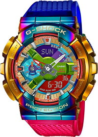 ステンレスベゼル採用!CASIO【カシオ】G-SHOCK【Gショック】MetalCoveredライン腕時計/国内正規流通商品/送料無料/デジタルアナログ