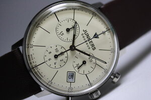 ドイツ製Junkers【ユンカース】Bauhaus【バウハウス】クォーツ・クロノグラフ腕時計/デザインウォッチ