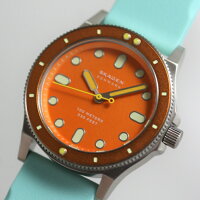 北欧デンマークのSKAGEN【スカーゲン】FISKスポーツ・デザインウォッチ/正規代理店商品メンズ/送料無料/夜光/10気圧防水/メーカー保証付き/ボーイズサイズ/男女兼用