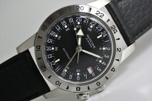 限定1000本!復刻!スイス製GLYCINE【グリシン】Airman36No1【エアマン・ナンバーワン】GMT搭載自動巻き腕時計/ミリタリーウォッチ/腕時計/アメリカ空軍パイロット/グライシン