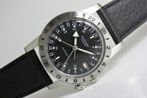 限定1000本!復刻!スイス製GLYCINE【グリシン】Airman36No1【エアマン・ナンバーワン】GMT搭載自動巻き腕時計/ミリタリーウォッチ/腕時計/アメリカ空軍パイロット/グライシン