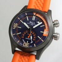 限定1000本スイス製BALLWATCH【ボール・ウォッチ】エンジニアマスター2ダイバーTMT自動巻き腕時計/並行輸入品/送料無料/300m防水/マイクロガスライト/DLCコーティング/温度計付き