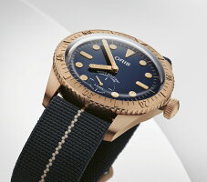 世界限定2000本スイス製ORISオリスカールブラシア・キャリバー401自動巻き腕時計ブロンズケース正規代理店商品10年保証映画「ダイバー」