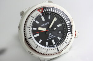 SEIKO【セイコー】PROSPEX【プロスペック】日本未発売のソーラーダイバーズ200m防水クォーツ腕時計/ツナ缶/送料無料/ホワイト/
