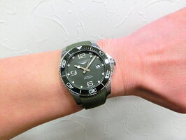 スイス製Longines【ロンジン】ハイドロコンクエスト自動巻き腕時計/セラミックベゼル/300m防水/正規代理店商品/送料無料/HydroConquest/パワーリザーブ64時間