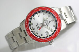 世界限定500本のみ!スイス製ZODIAC【ゾディアック】SuperSeaWolfWorldTime【スーパーシーウルフ】ワールドタイム自動巻き腕時計/正規代理店商品/AEROSPACEGMT/エアロスペースGMT/送料無料