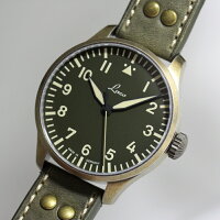 世界限定250本のみ!ドイツ空軍採用のLaco【ラコ】自動巻きAugsburg42Olive【アウクスブルグ42オリーブ】ミリタリーウォッチ/腕時計/正規代理店商品/ヴィンテージ仕上げ/ブロンズ風仕上げ/復刻