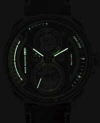世界限定500本のカメラのレンズをイメージしたTACS【タックス】TWINLENS【ツインレンズ】自動巻き腕時計/正規代理店商品/日本製/ローライ二眼レフ