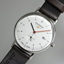 ドイツ製bauhaus バウハウス スモールセコンド クォーツ腕時計 バウハウス・デザイン Uhrenwerk Ruhla ルーラ Made in Germany 41ミリ メンズウォッチ 男性用腕時計 2130-1QZ(2)