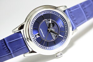 ロシアのAVIATOR【アビエーターMOONFLIGHT【ムーンフライト】ムーンフェイズ・クォーツ腕時計/ダグラスダコタ/アビアートル腕時計/正規代理店商品/ボーイズサイズ/レディース/DOUGLASDAKOTA