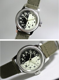 アメリカ陸軍航空隊を復刻!M.R.M.W.ミリタリーウォッチ/TYPEA-17A/24時間表示のクォーツ腕時計/エルジン