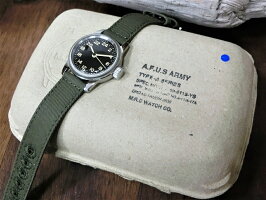 アメリカ陸軍航空隊モデルを復刻!M.R.M.W.ミリタリーウォッチ/TYPEA-11/24時間表示のクォーツ腕時計/エルジン