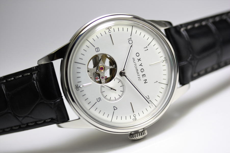 フランスのOXYGEN オキシゲン City Legend40 オープンハート 自動巻き腕時計 デザインウォッチ 男女兼用腕時計 正規代理店商品 49,500円