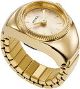 FOSSIL フォッシル ゴールドのリングウォッチ 指輪 時計 ステンレス 女性用時計 WATCH RING(2)