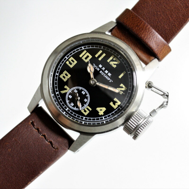 アメリカ海軍特殊部隊モデルを復刻 M.R.M.W.ミリタリーウォッチ USN BUSHIPS WATCH ブシップウオッチ クォーツ腕時計 フロッグマン 米海軍特殊部隊UDT モントルロロイ スモールセコンド hamilton ハミルトン U.S.N