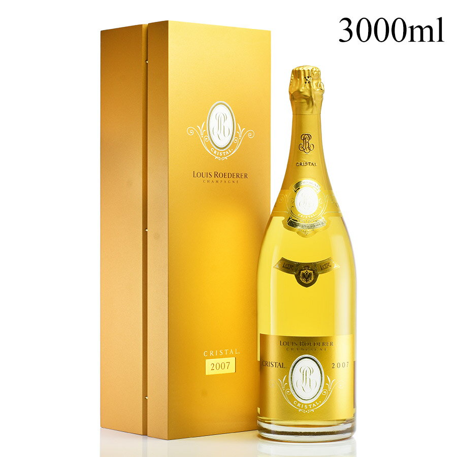 ルイ ロデレール クリスタル 2007 ジェロボアム 3000ml 木箱入り 正規品 ルイロデレール ルイ・ロデレール Louis Roederer Cristal フランス シャンパン シャンパーニュ