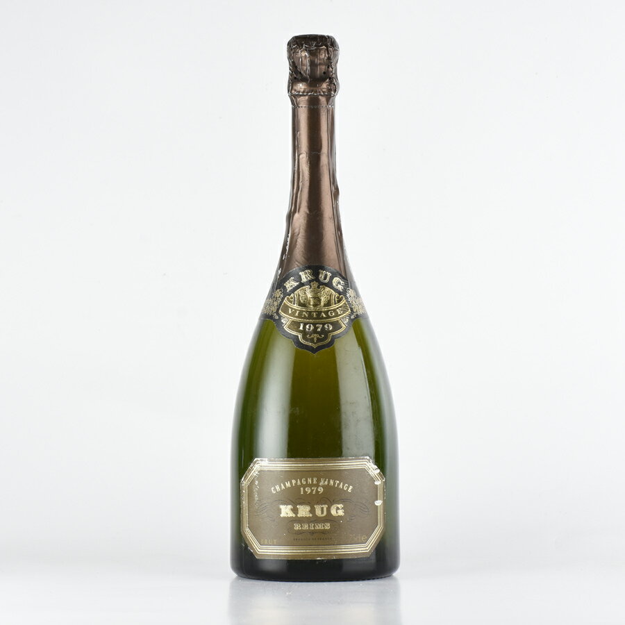 【エントリーでP10倍★スーパーSALE期間中】クリュッグ ヴィンテージ 1979 ラベル不良 Krug Vintage フランス シャンパン シャンパーニュ