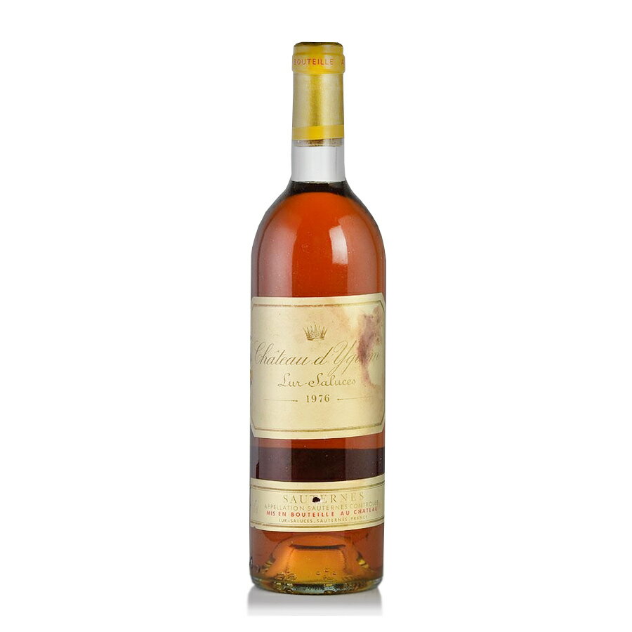 シャトー ディケム 1976 ラベル不良 イケム Chateau d'Yquem フランス ボルドー 白ワイン