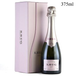 【9/1限定！全商品ポイント5倍】クリュッグ ロゼ NV ハーフ 375ml ギフトボックス Krug Rose フランス シャンパン シャンパーニュ