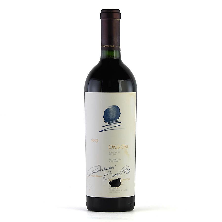 オーパス ワン 1993 ラベル染み 破れ オーパスワン オーパス・ワン Opus One アメリカ カリフォルニア 赤ワイン