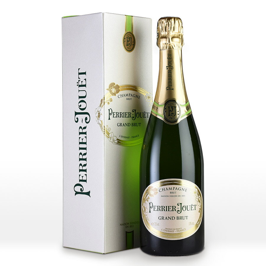 【9/1限定！全商品ポイント5倍】ペリエ ジュエ グラン ブリュット NV ギフトボックス ペリエジュエ Perrier Jouet Grand Brut フランス シャンパン シャンパーニュ