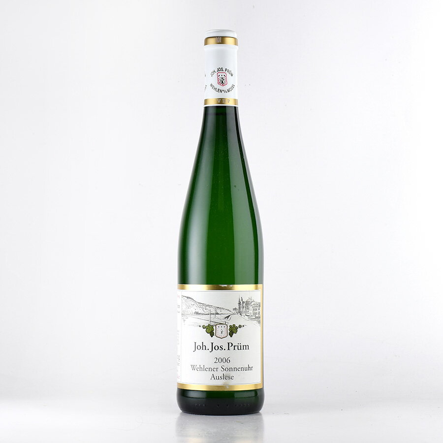 ヨハン ヨゼフ プリュム ヴェレナー ゾンネンウーア リースリング アウスレーゼ 2006 Joh Jos Prum J.J.Prum Wehlener Sonnenuhr Riesling Auslese ドイツ 白ワイン