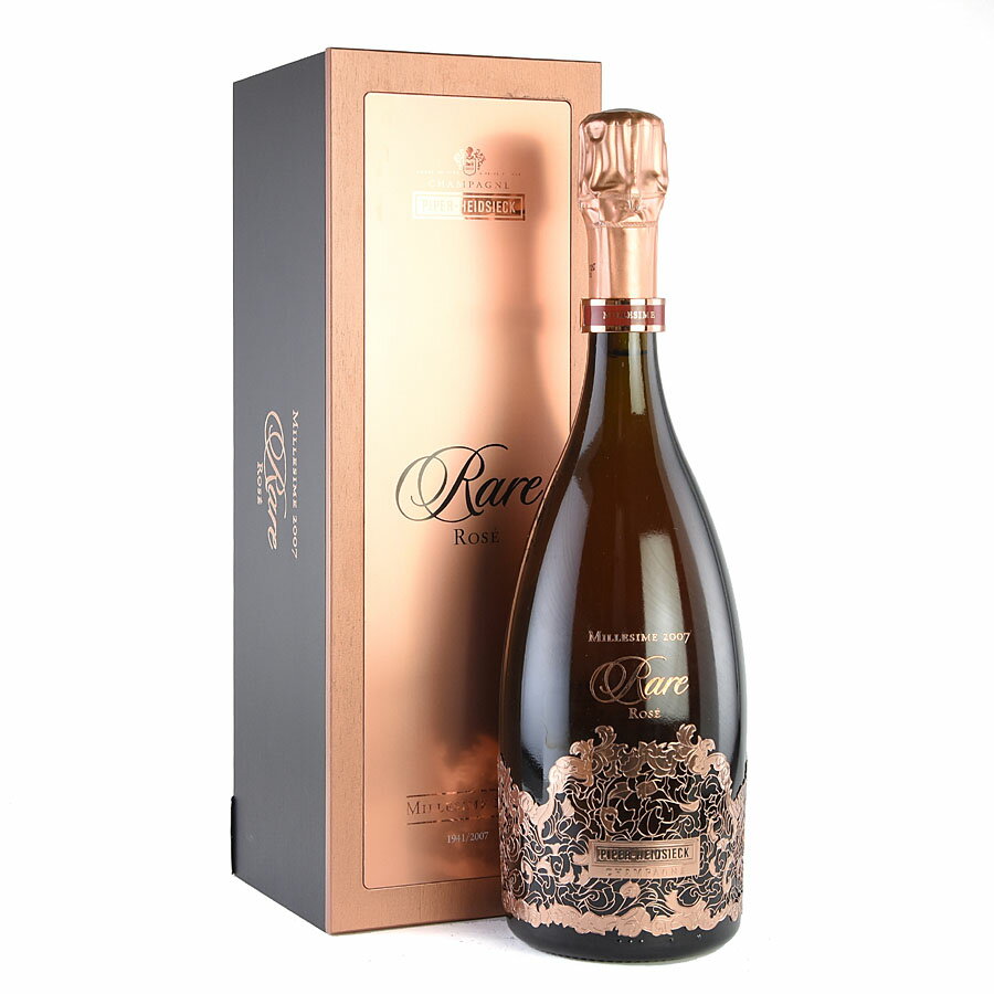 【最大1,000円OFFクーポン★期間限定】パイパー エドシック レア ロゼ 2007 木箱入り Piper Heidsieck Rare Rose フランス シャンパン シャンパーニュ【お買い物マラソン期間★5/9 20:00～5/16 1:59】