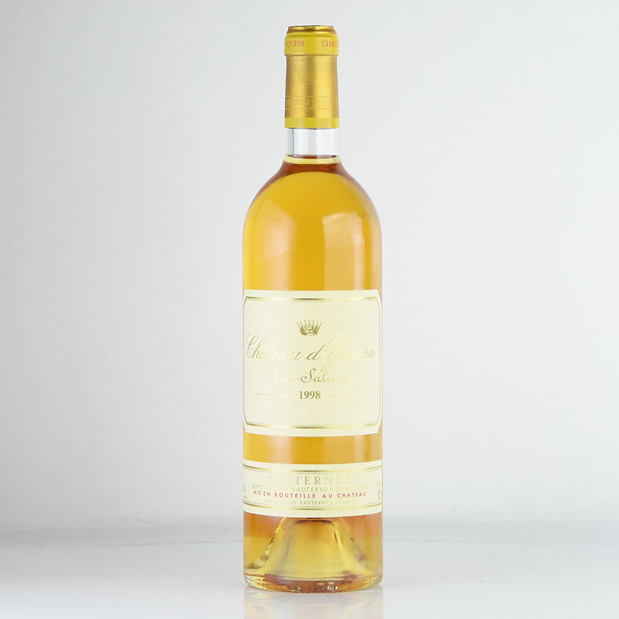 シャトー ディケム 1998 コルク盛り イケム Chateau d'Yquem フランス ボルドー 白ワイン