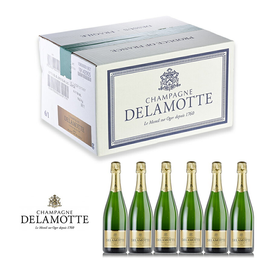 ドゥラモット ブラン ド ブラン ミレジメ 2012 1ケース 6本 正規品 ブランドブラン Delamotte Blanc de Blancs Millesime フランス シャンパン シャンパーニュ