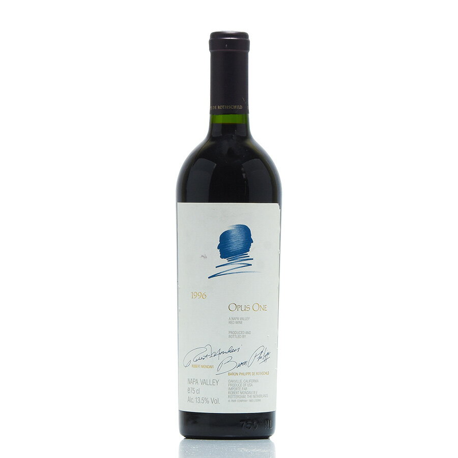 オーパス ワン 1996 ラベル不良 オーパスワン オーパス・ワン Opus One アメリカ カリフォルニア 赤ワイン