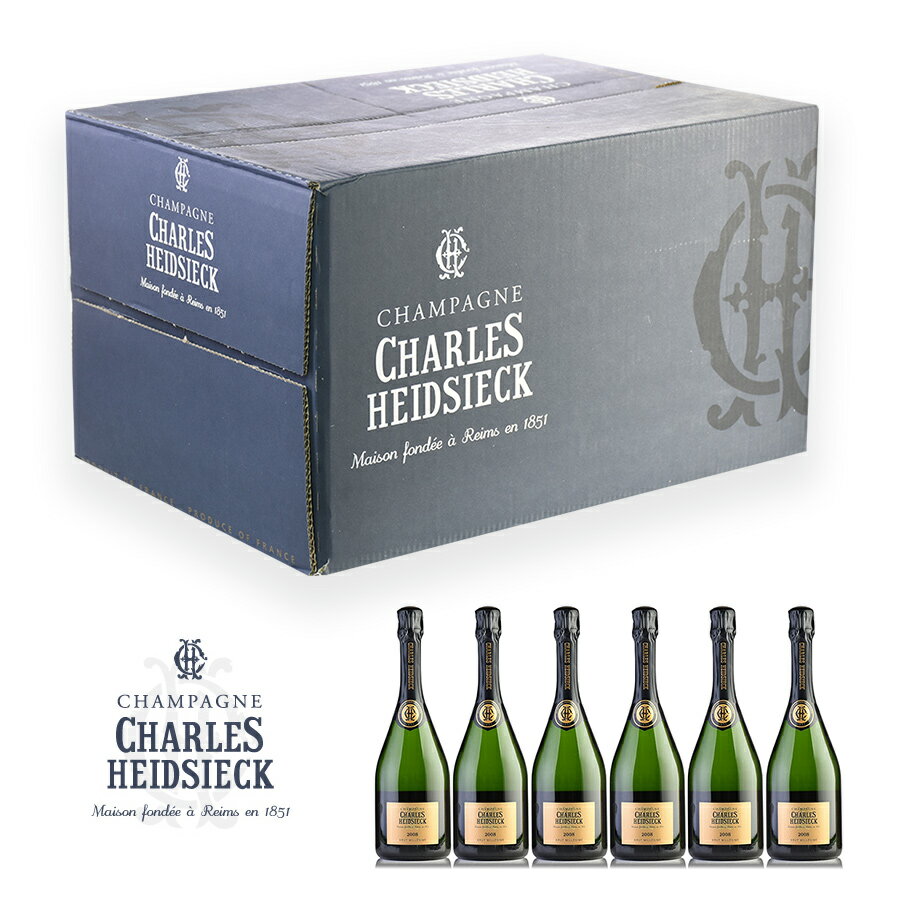 シャルル エドシック ブリュット ミレジム 2008 1ケース 6本 Charles Heidsieck Brut Millesime フランス シャンパン シャンパーニュ