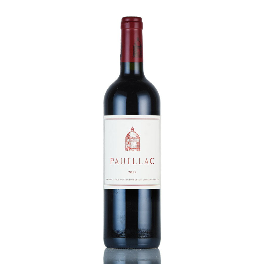 ポイヤック ド ラトゥール 2015 シャトー ラトゥール Chateau Latour Pauillac de Latour フランス ボルドー 赤ワイン 新入荷