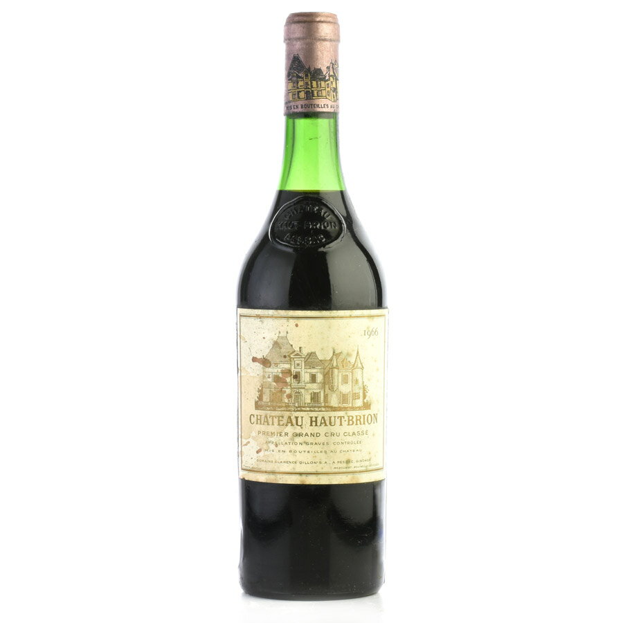 シャトー オー ブリオン 1966 ラベル汚れ 擦れ 一部変色あり オーブリオン Chateau Haut-Brion フランス ボルドー 赤ワイン
