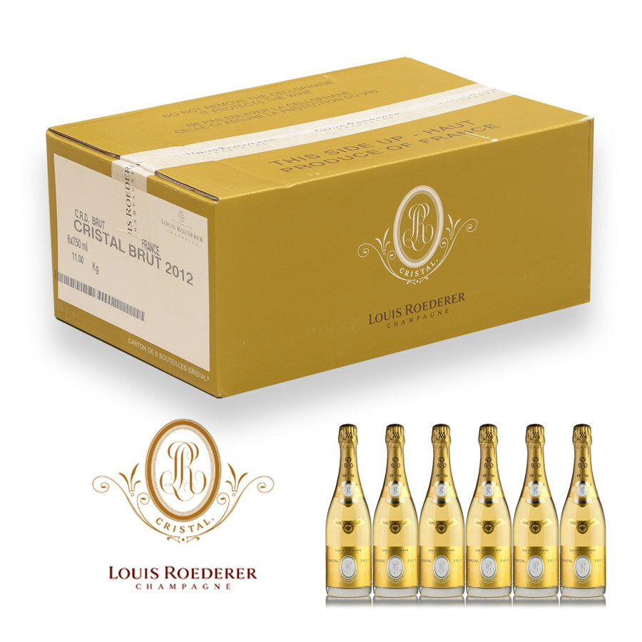 ルイ ロデレール クリスタル 2012 1ケース 6本 ルイロデレール ルイ・ロデレール Louis Roederer Cristal フランス シャンパン シャンパーニュ