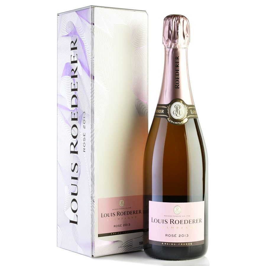 ルイ ロデレール ブリュット ヴィンテージ ロゼ 2013 ギフトボックス 正規品 ルイロデレール ルイ・ロデレール Louis Roederer Brut Vintage Rose フランス シャンパン シャンパーニュ