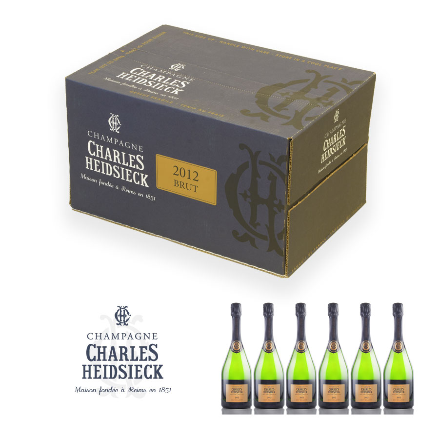 シャルル エドシック ブリュット ミレジム 2012 1ケース 6本 Charles Heidsieck Brut Millesime フランス シャンパン シャンパーニュ