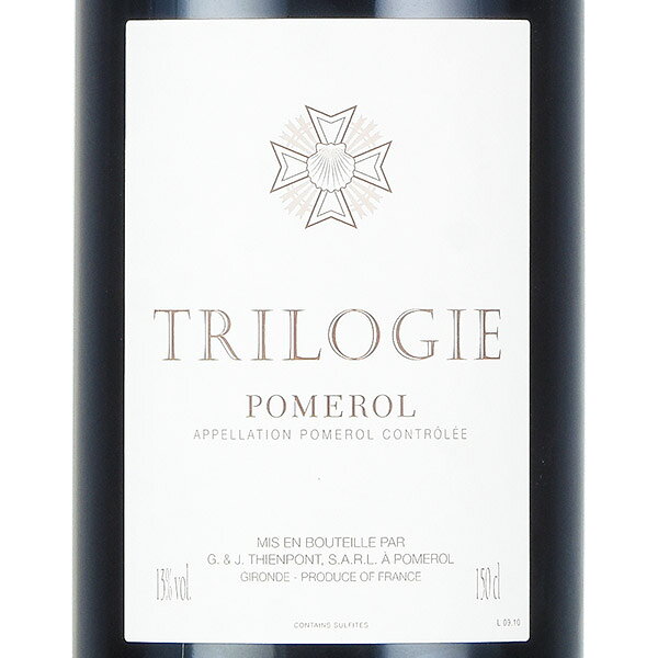 トリロジー 09/10 NV マグナム 1500ml ル パン シャトー ル・パン ルパン Le Pin Trilogie 09-10 フランス ボルドー 赤ワイン katsuda-10132295 KATSUDA 勝田商店 銘醸ワイン専門 サンプル画像2