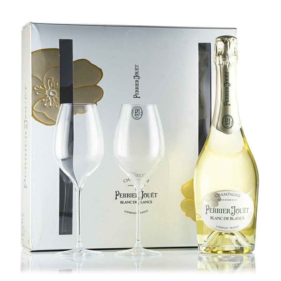 ペリエ ジュエ ブラン ド ブラン グラスセット ( C ) NV 箱不良 ペリエジュエ ブランドブラン Perrier Jouet Blanc de Blancs Glass Set フランス シャンパン シャンパーニュ