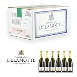 ドゥラモット ブリュット ロゼ NV 1ケース 6本 正規品 Delamotte Brut Rose フランス シャンパン シャンパーニュ