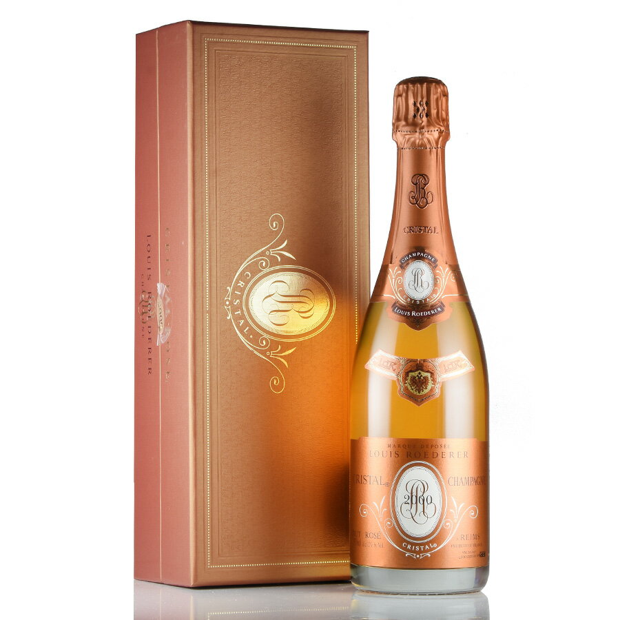 ルイ ロデレール クリスタル ロゼ 2000 ギフトボックス ルイロデレール ルイ・ロデレール Louis Roederer Cristal Rose フランス シャンパン シャンパーニュ