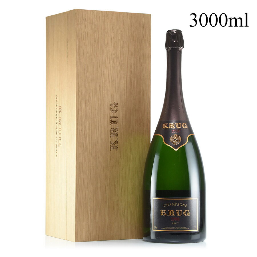 クリュッグ ヴィンテージ 1998 ジェロボアム 3000ml 木箱入り Krug Vintage フランス シャンパン シャンパーニュ