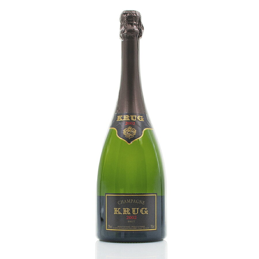 【最大1,000円OFFクーポン★期間限定】クリュッグ ヴィンテージ 2002 Krug Vintage フランス シャンパン シャンパーニュ 新入荷[のこり1本]【お買い物マラソン期間★5/9 20:00～5/16 1:59】