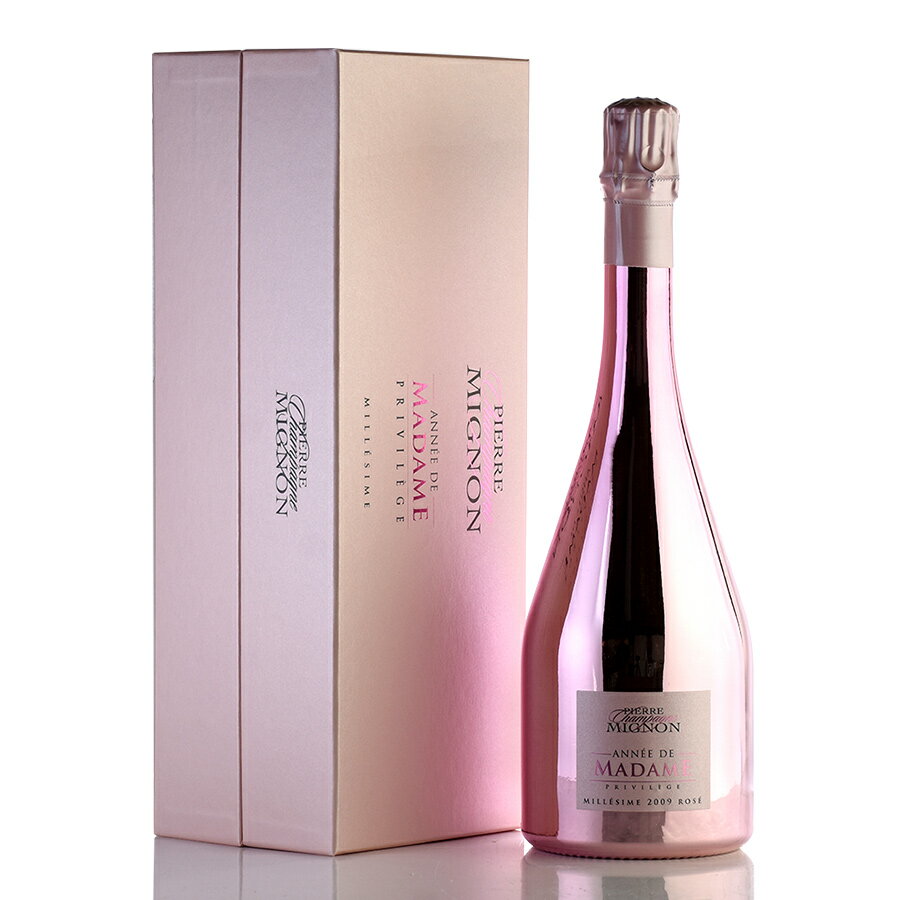 ピエール ミニョン マダム プリヴィレージュ ロゼ アン エクラン 2009 ギフトボックス Pierre Mignon Madame Privilege Rose en Ecrin フランス シャンパン シャンパーニュ