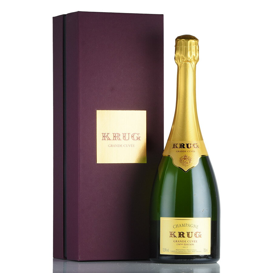 クリュッグ グランド キュヴェ エディション170 NV ギフトボックス Krug Grande Cuvee 170 Eme Edition フランス シャンパン シャンパーニュ