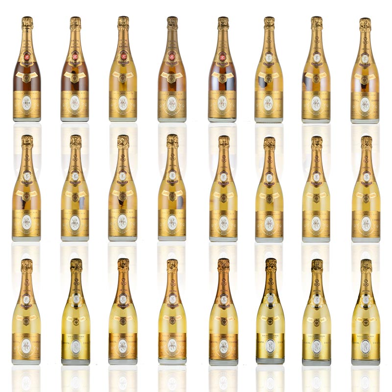 ルイ ロデレール クリスタル ヴァーティカル 24本セット ( 1979-2012 ) ルイロデレール ルイ・ロデレール Louis Roederer Cristal Vertical 24bt Set ( 1979-2012 ) フランス シャンパーニュ セット