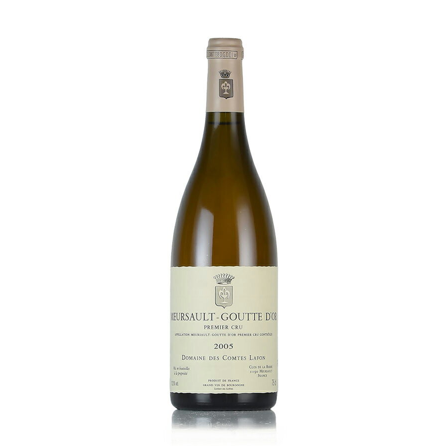 生産者コント ラフォンComtes Lafonワイン名ムルソー プルミエ クリュ グット ドールMeursault 1er Cru Goutte d'Orヴィンテージ2005容量750ml解説ヴィノス: 90点予想される飲み頃：N/A(tasted from tank) Exotic aromas of apricot and honey. Strong, generous, slightly aggressive fruit given shape by harmonious acids and solid minerality. Lafon says he will fine this wine with casein to soften its slightly phenolic finish.(Vinous, Sep 2007)