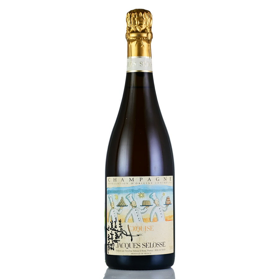 ジャック セロス エクスキューズ セック NV 750ml ※アンセルム・セロス氏直筆サイン入り ジャックセロス Jacques Selosse Exquise フランス シャンパン シャンパーニュ