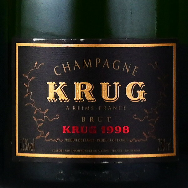 【最大5千円OFFクーポン】クリュッグ ヴィンテージ 1998 Krug Vintage フランス シャンパン シャンパーニュ katsuda-10146680 KATSUDA 勝田商店 銘醸ワイン専門 サンプル画像2